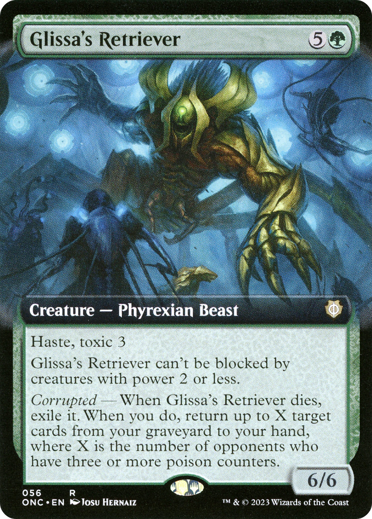 Glissa's Retriever (Extended Art) [Phyrexia: All Will Be One Commander] | Enigma On Main