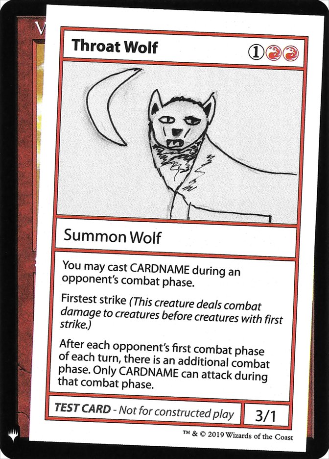 Throat Wolf [Mystery Booster Playtest Cards] | Enigma On Main