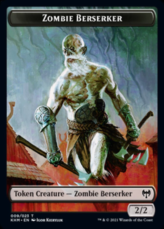 Zombie Berserker Token [Kaldheim Tokens] | Enigma On Main