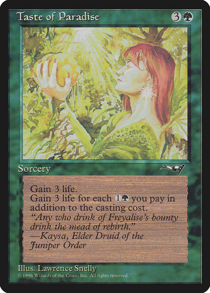 Taste of Paradise (Holding Fruit) [Alliances] | Enigma On Main