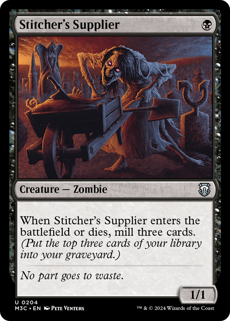 Stitcher's Supplier (Ripple Foil) [Modern Horizons 3 Commander] | Enigma On Main