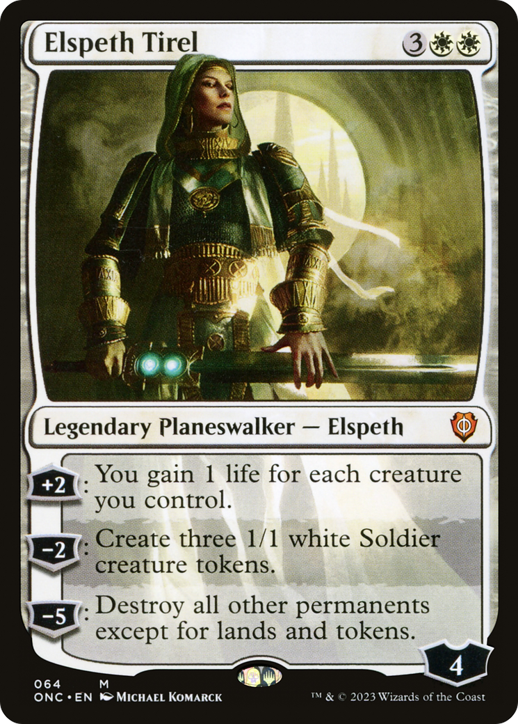 Elspeth Tirel [Phyrexia: All Will Be One Commander] | Enigma On Main