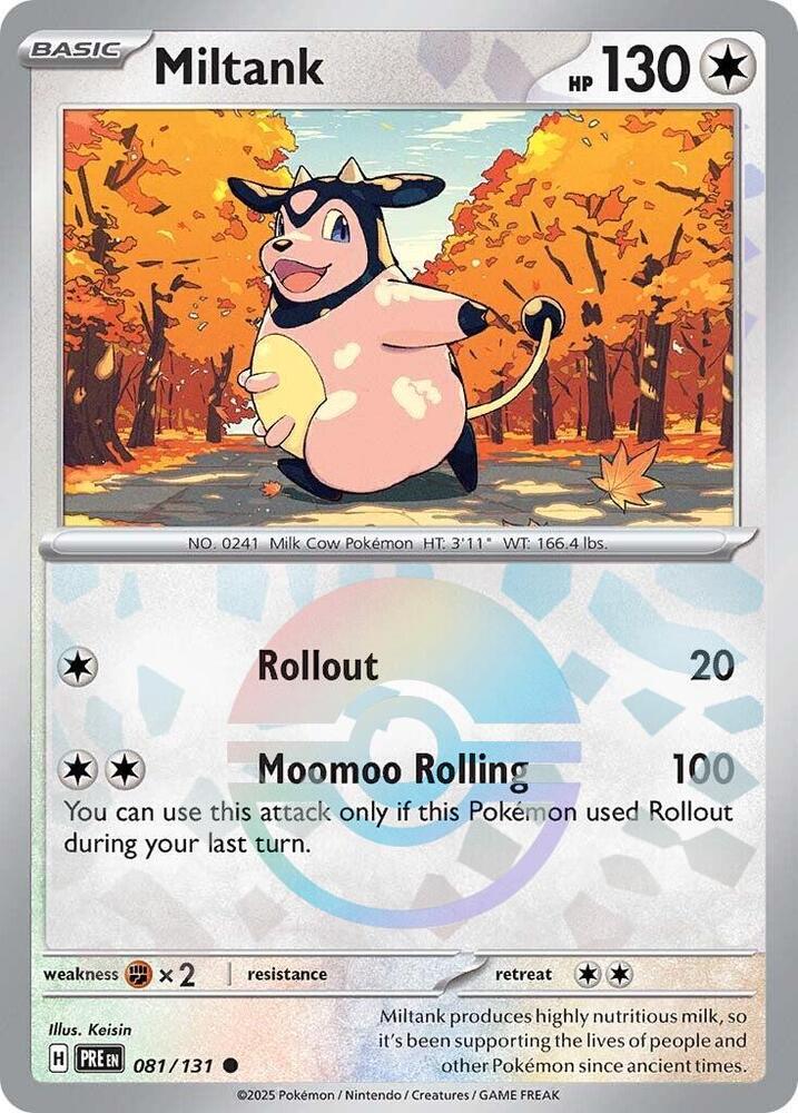 Miltank (081/131) (Poke Ball Pattern) [Scarlet & Violet: Prismatic Evolutions] | Enigma On Main