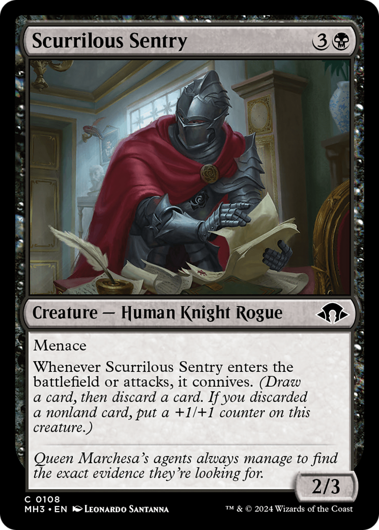 Scurrilous Sentry [Modern Horizons 3] | Enigma On Main