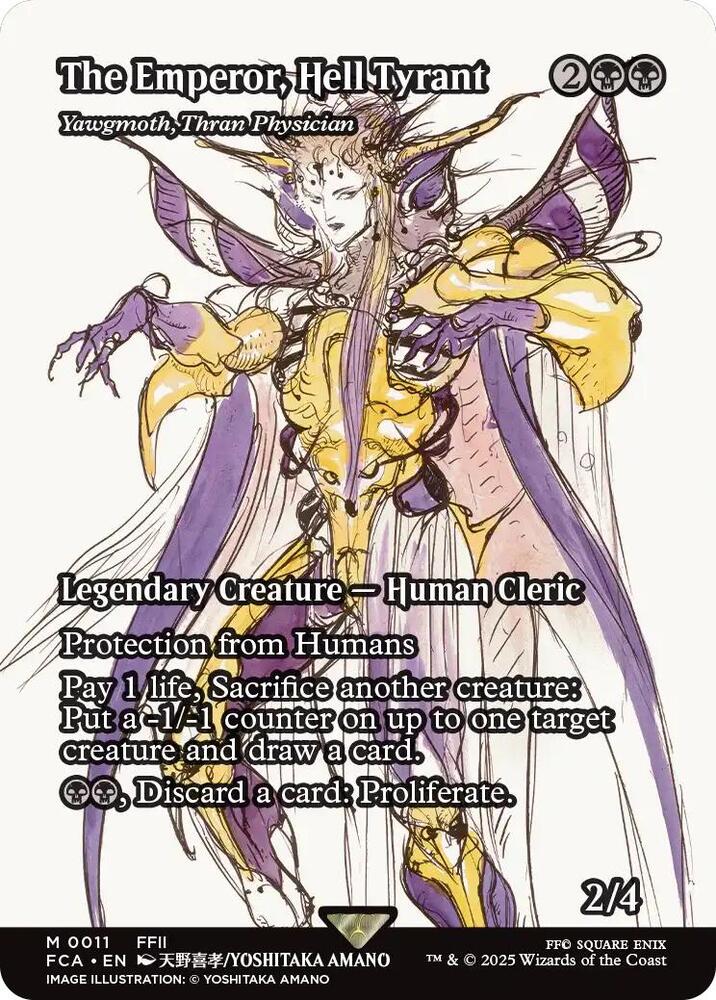 The Emperor, Hell Tyrant - Yawgmoth, Thran Physician (Showcase) [FINAL FANTASY : Through the Ages] | Enigma On Main