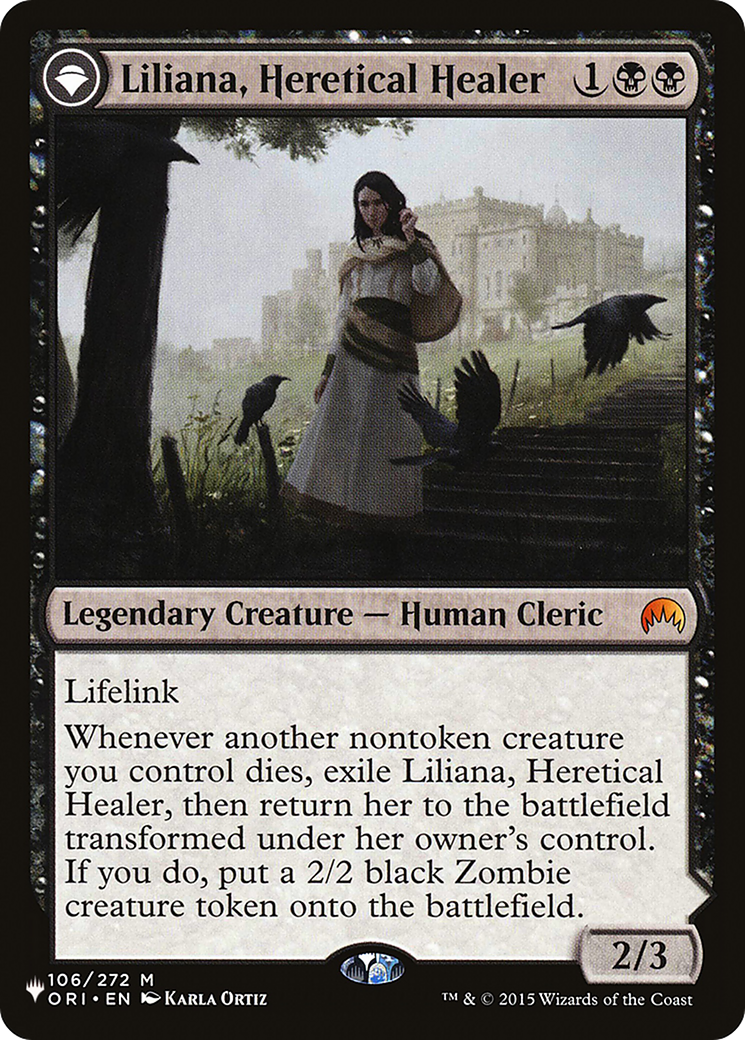 Liliana, Heretical Healer // Liliana, Defiant Necromancer [Secret Lair: From Cute to Brute] | Enigma On Main