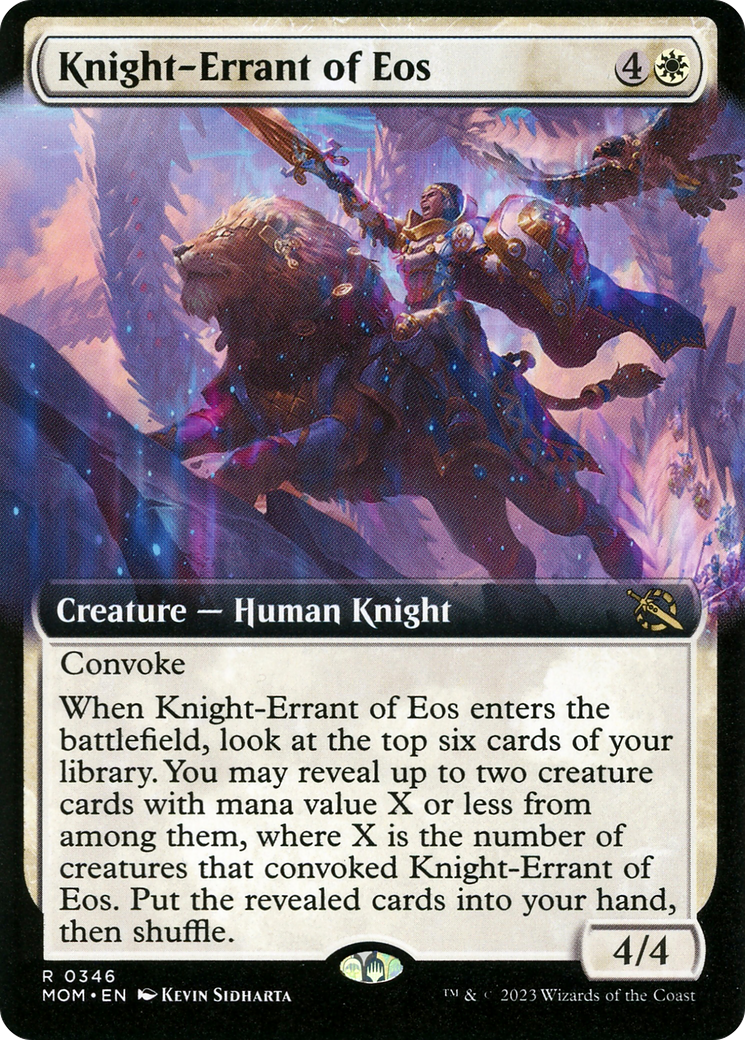 Knight-Errant of Eos (Extended Art) [March of the Machine] | Enigma On Main