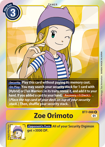 Zoe Orimoto [BT7-088] [Next Adventure] | Enigma On Main