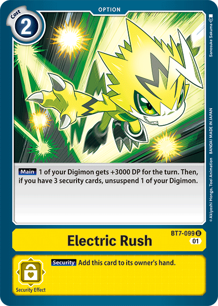 Electric Rush [BT7-099] [Next Adventure] | Enigma On Main