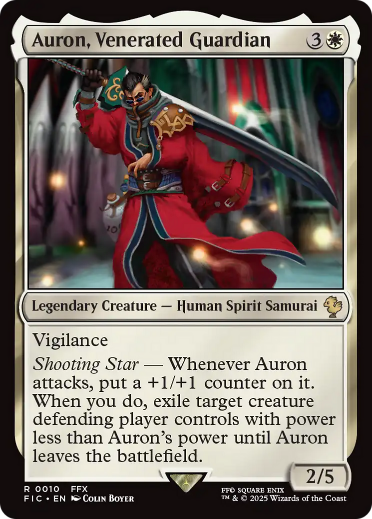 Auron, Venerated Guardian [FINAL FANTASY Commander] | Enigma On Main
