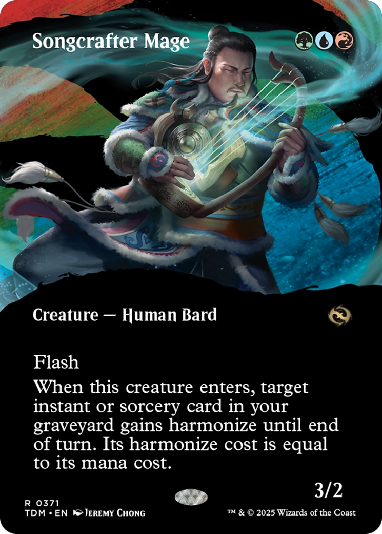 Songcrafter Mage (Borderless) [Tarkir: Dragonstorm] | Enigma On Main