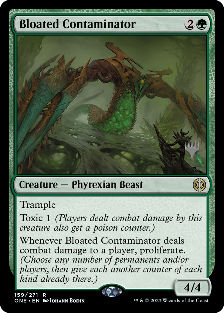 Bloated Contaminator (Promo Pack) [Phyrexia: All Will Be One Promos] | Enigma On Main