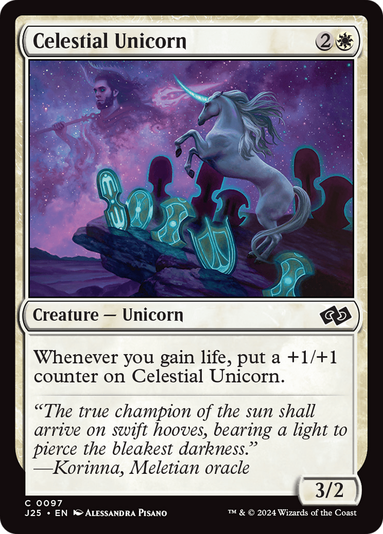 Celestial Unicorn [Foundations Jumpstart] | Enigma On Main