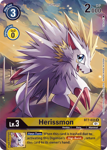 Herissmon [BT7-031] (Alternate Art) [Next Adventure] | Enigma On Main