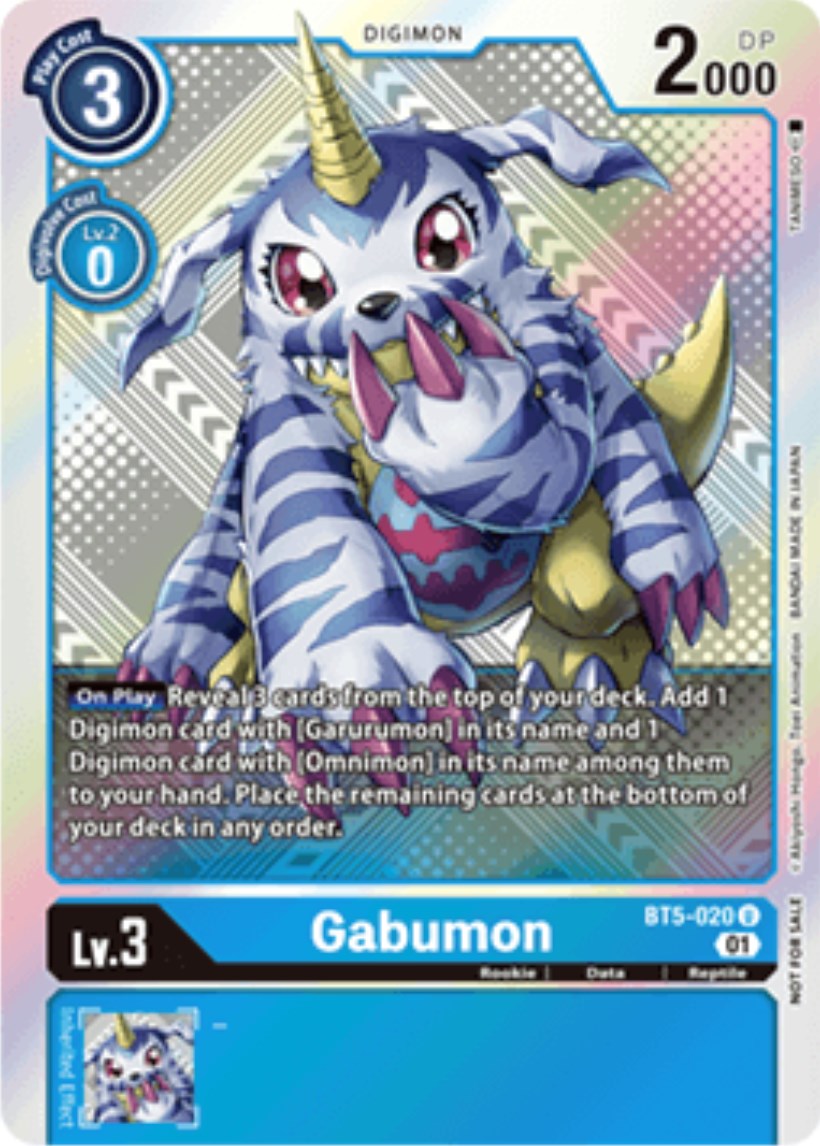 Gabumon [BT5-020] (X Record Pre-Release Tournament Winner Card) [X Record Pre-Release Promos] | Enigma On Main