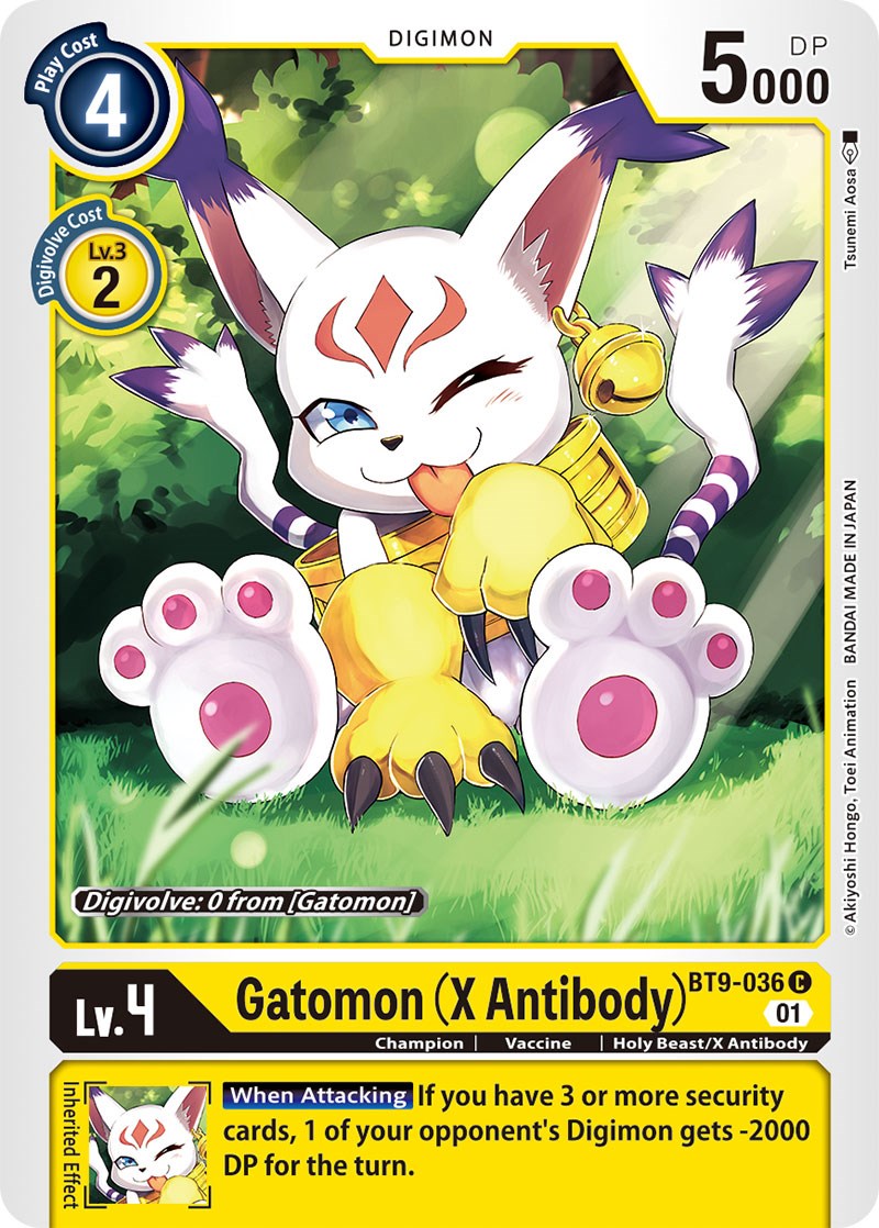 Gatomon (X Antibody) [BT9-036] [X Record] | Enigma On Main