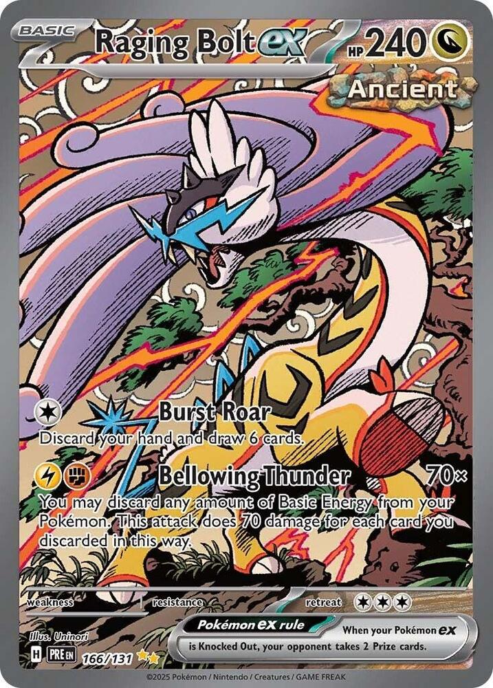 Raging Bolt ex (166/131) [Scarlet & Violet: Prismatic Evolutions] | Enigma On Main