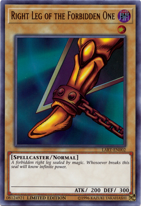 Right Leg of the Forbidden One [LART-EN002] Ultra Rare | Enigma On Main