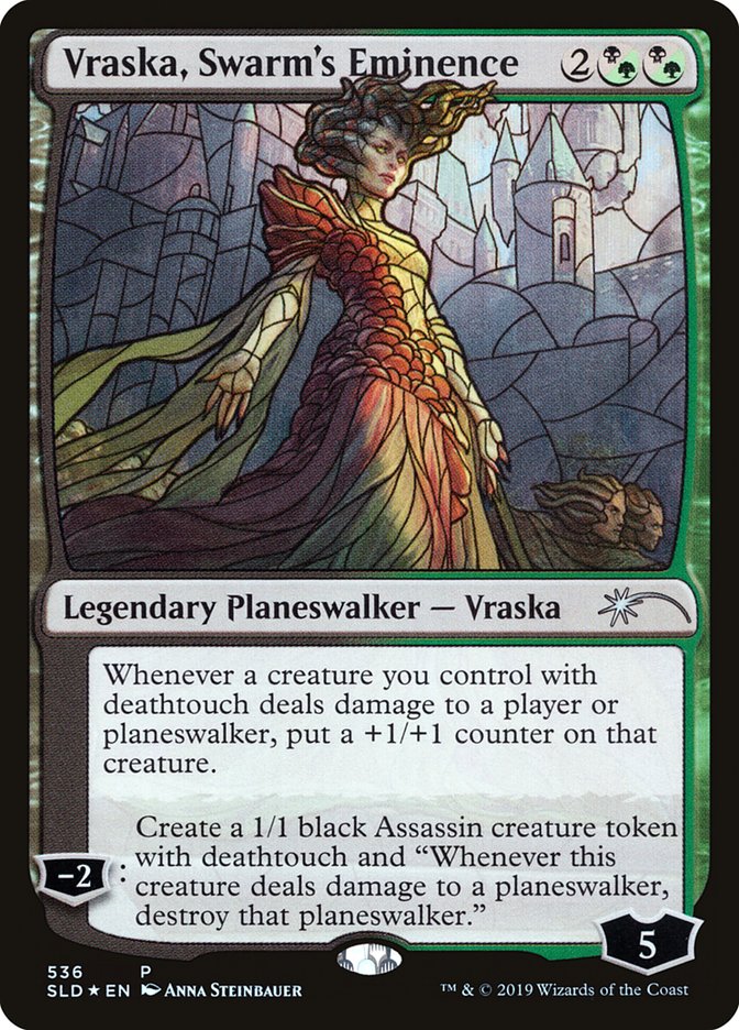 Vraska, Swarm's Eminence (Stained Glass) [Secret Lair Drop Promos] | Enigma On Main