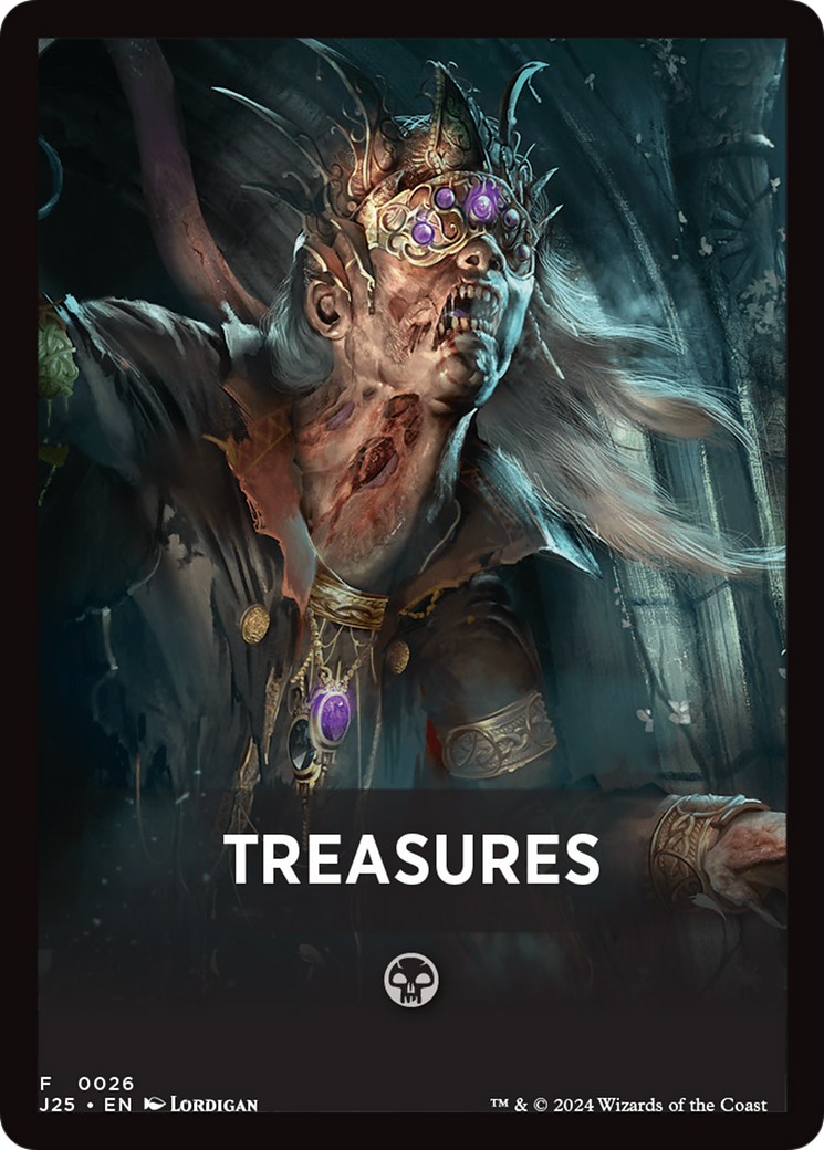 Treasures Theme Card [Foundations Jumpstart Front Cards] | Enigma On Main