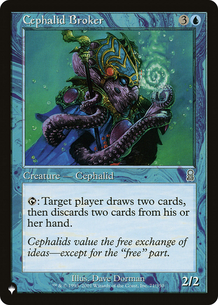 Cephalid Broker [The List Reprints] | Enigma On Main