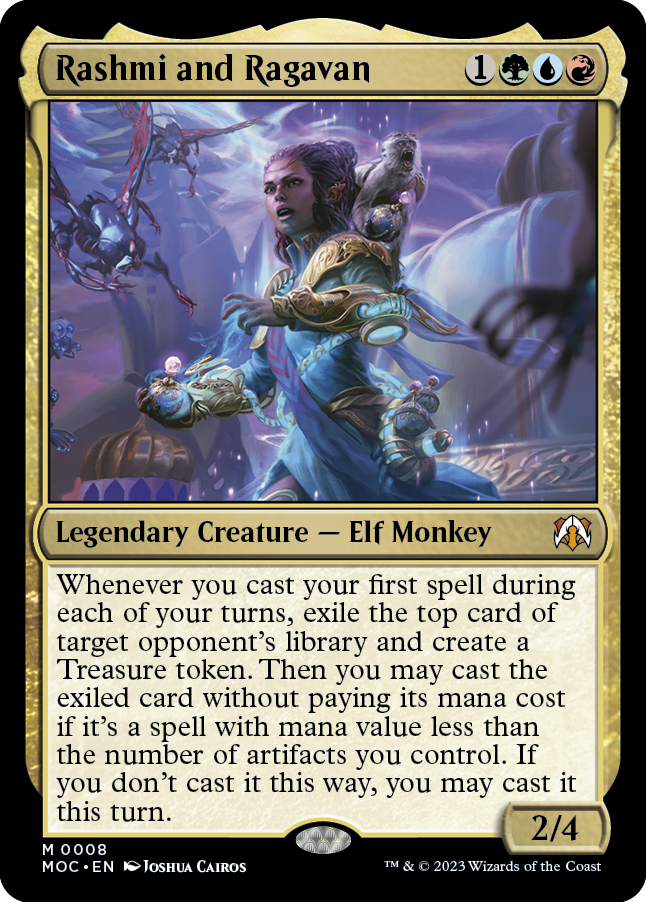 Rashmi and Ragavan [March of the Machine Commander] | Enigma On Main
