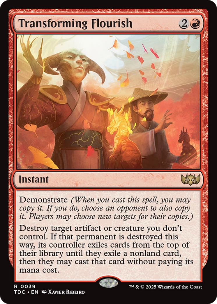 Transforming Flourish [Tarkir: Dragonstorm Commander] | Enigma On Main