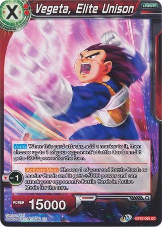 Vegeta, Elite Unison (BT10-005) [Rise of the Unison Warrior 2nd Edition] | Enigma On Main