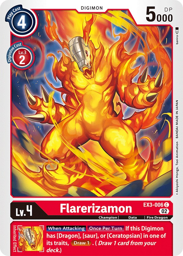 Flarerizamon [EX3-006] [Draconic Roar] | Enigma On Main