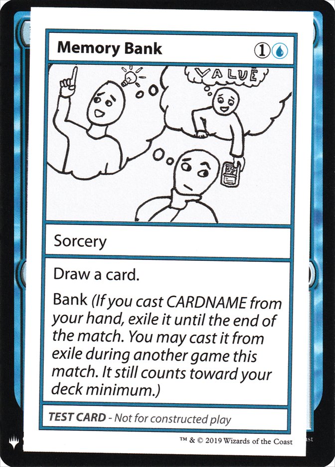 Memory Bank [Mystery Booster Playtest Cards] | Enigma On Main