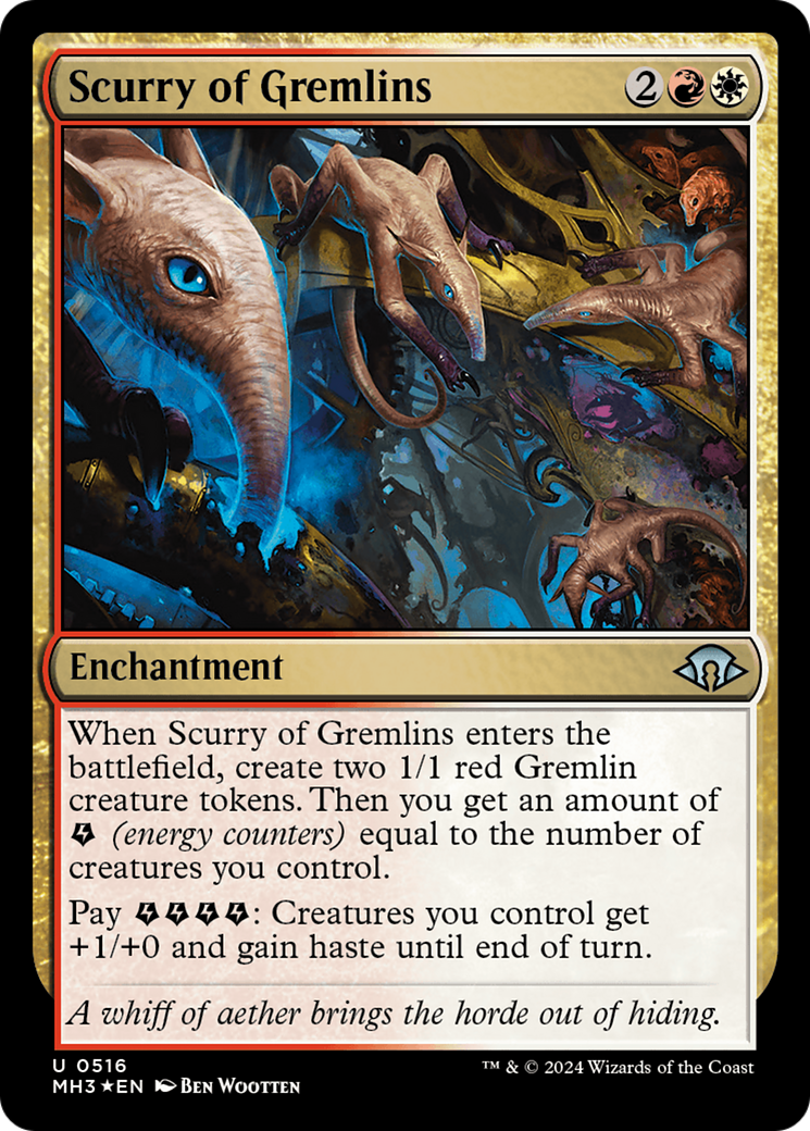 Scurry of Gremlins (Ripple Foil) [Modern Horizons 3] | Enigma On Main