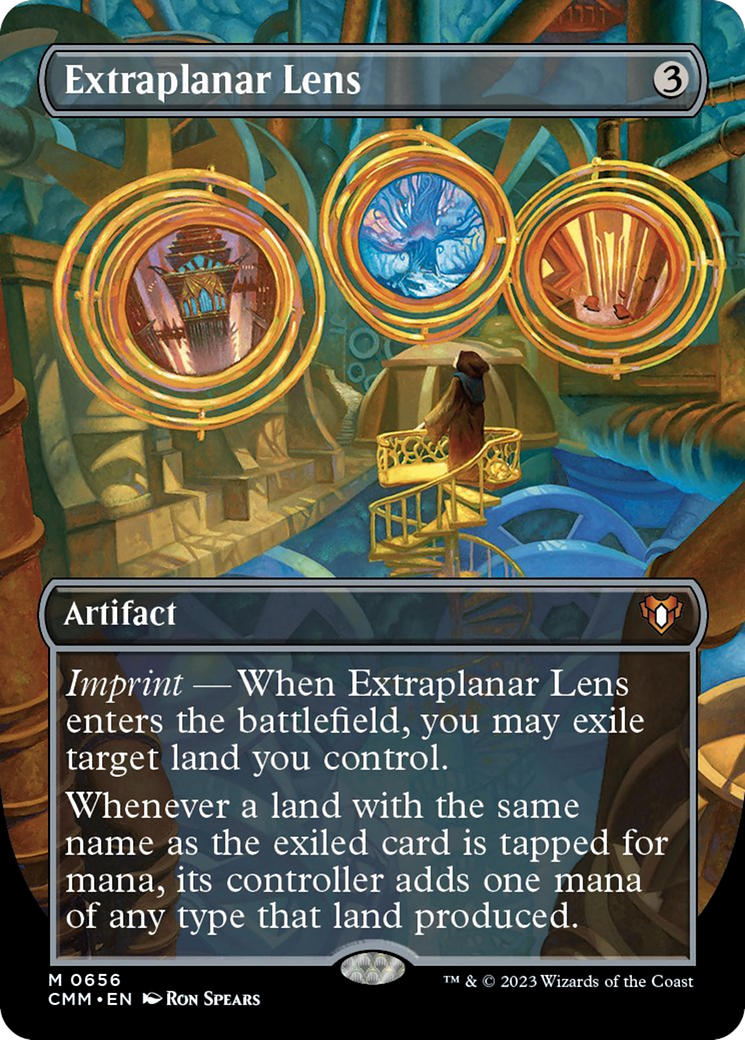 Extraplanar Lens (Borderless Alternate Art) [Commander Masters] | Enigma On Main