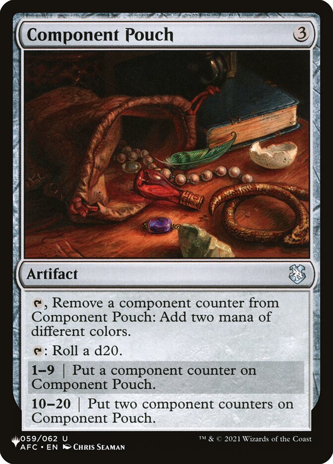Component Pouch [The List] | Enigma On Main