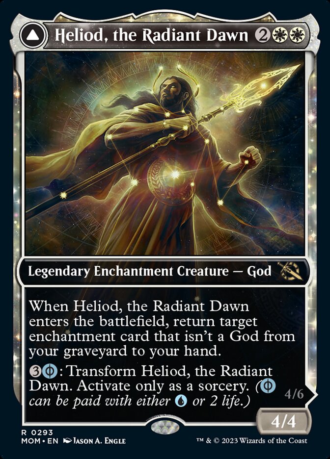 Heliod, the Radiant Dawn // Heliod, the Warped Eclipse (Showcase Planar Booster Fun) [March of the Machine] | Enigma On Main