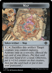 Map // Spirit Double-Sided Token [The Lost Caverns of Ixalan Tokens] | Enigma On Main