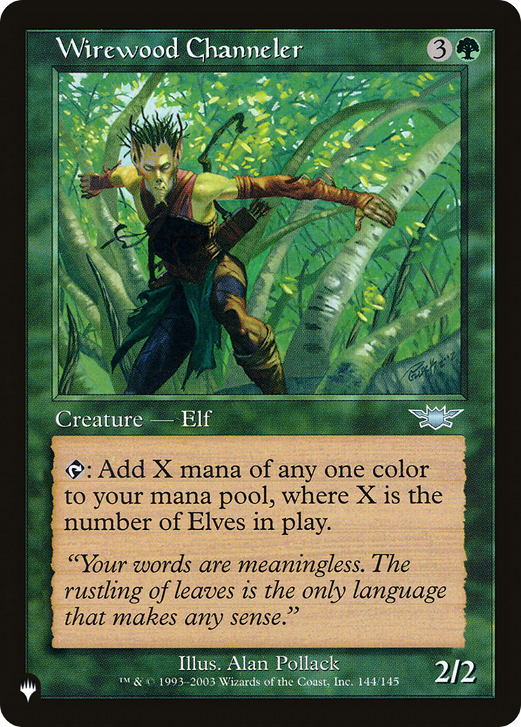 Wirewood Channeler [The List Reprints] | Enigma On Main