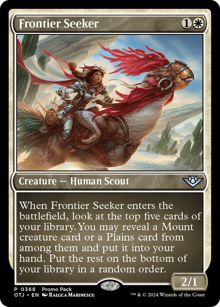 Frontier Seeker (Promo Pack) [Outlaws of Thunder Junction Promos] | Enigma On Main