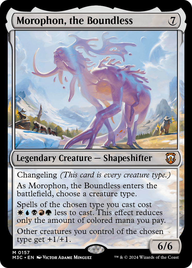 Morophon, the Boundless (Ripple Foil) [Modern Horizons 3 Commander] | Enigma On Main