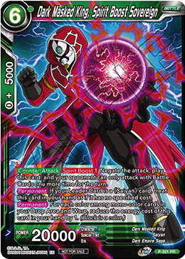 Dark Masked King, Spirit Boost Sovereign (P-321) [Tournament Promotion Cards] | Enigma On Main