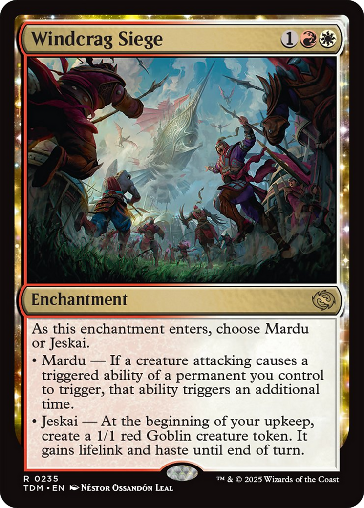 Windcrag Siege [Tarkir: Dragonstorm] | Enigma On Main