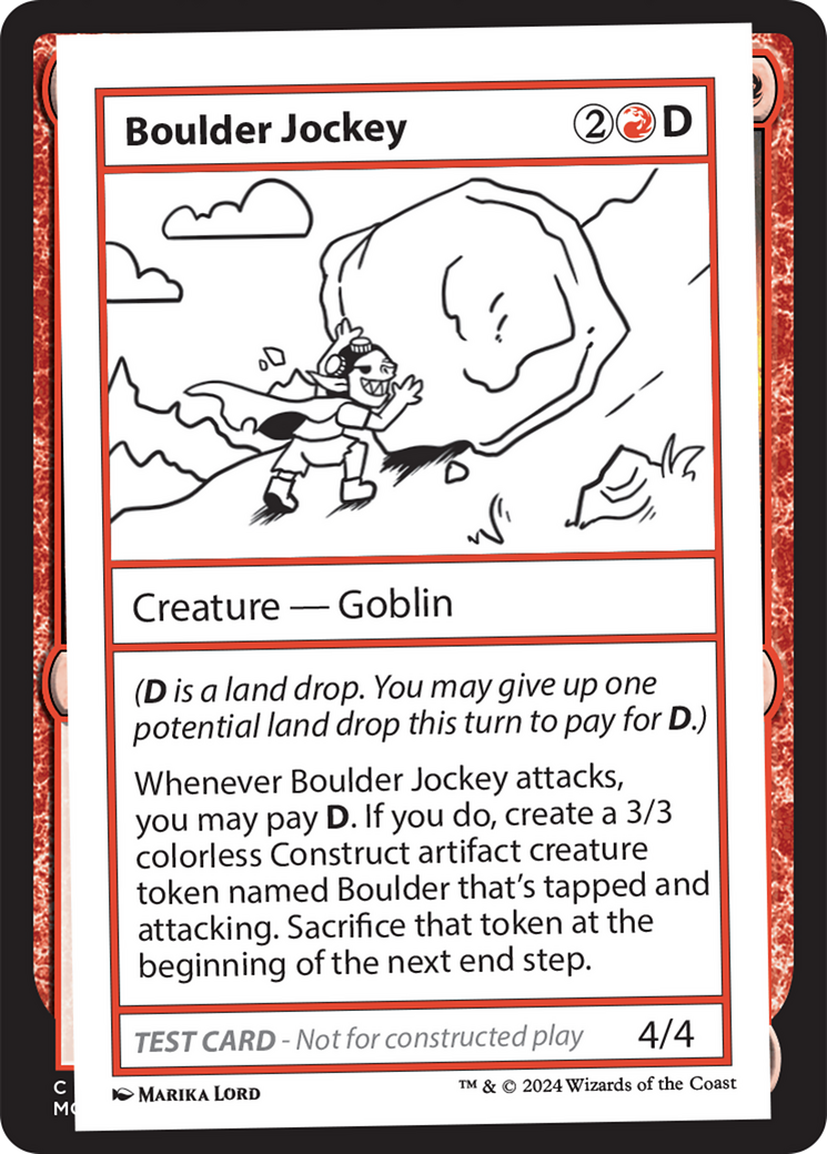 Boulder Jockey [Mystery Booster 2 Playtest Cards] | Enigma On Main