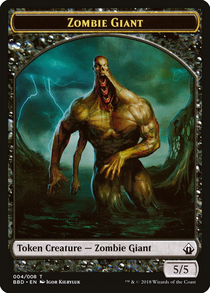 Zombie Giant Token [Battlebond Tokens] | Enigma On Main