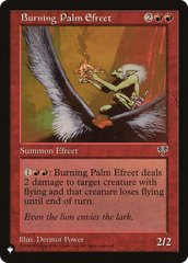 Burning Palm Efreet [The List Reprints] | Enigma On Main