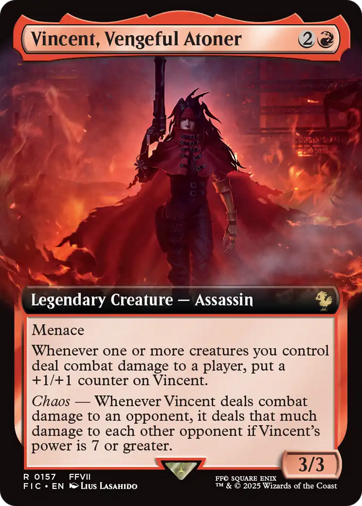 Vincent, Vengeful Atoner (Extended Art) [FINAL FANTASY Commander] | Enigma On Main