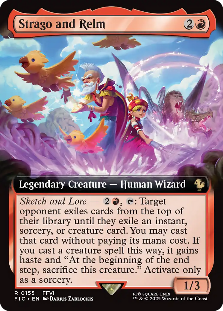 Strago and Relm (Extended Art) [FINAL FANTASY Commander] | Enigma On Main