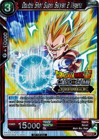 Double Shot Super Saiyan 2 Vegeta (BT2-010) [Judge Promotion Cards] | Enigma On Main