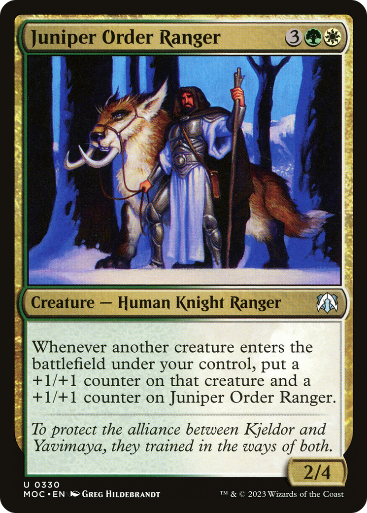 Juniper Order Ranger [March of the Machine Commander] | Enigma On Main