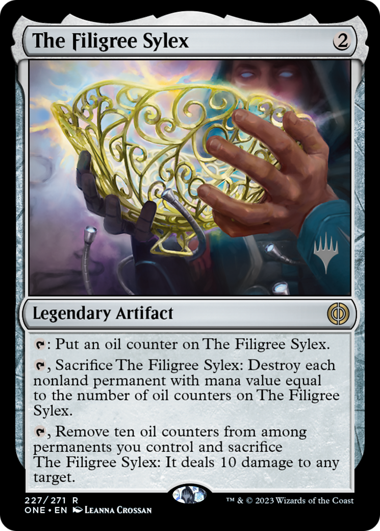 The Filigree Sylex (Promo Pack) [Phyrexia: All Will Be One Promos] | Enigma On Main