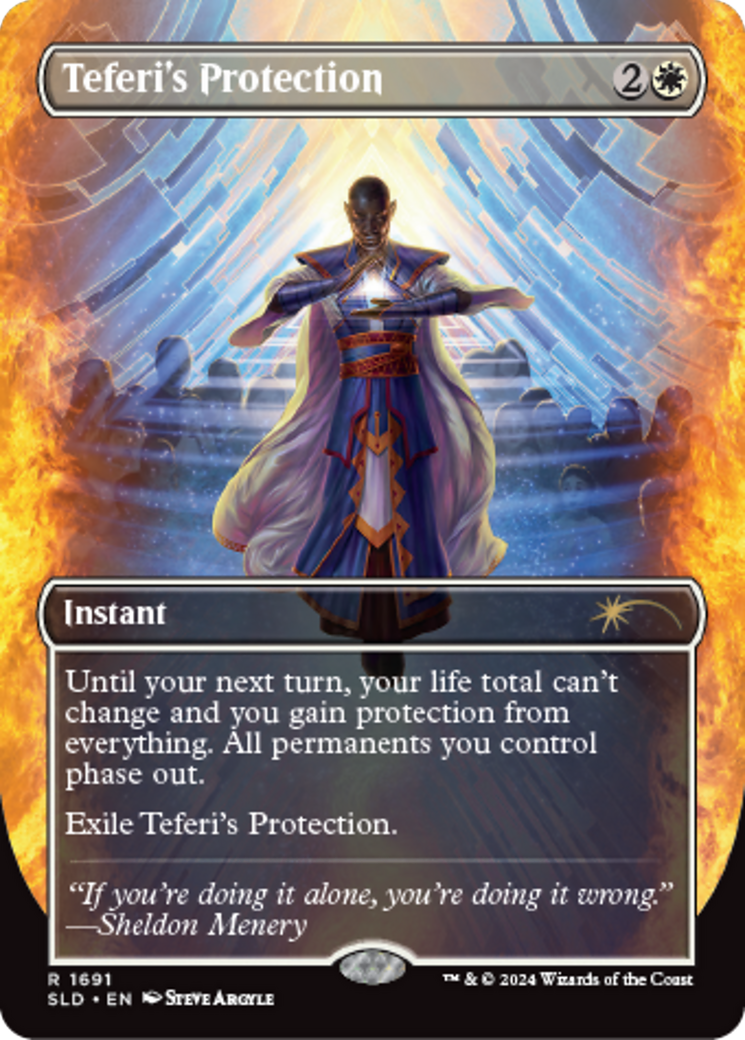 Teferi's Protection (1691) [Secret Lair: Sheldon's Spellbook] | Enigma On Main