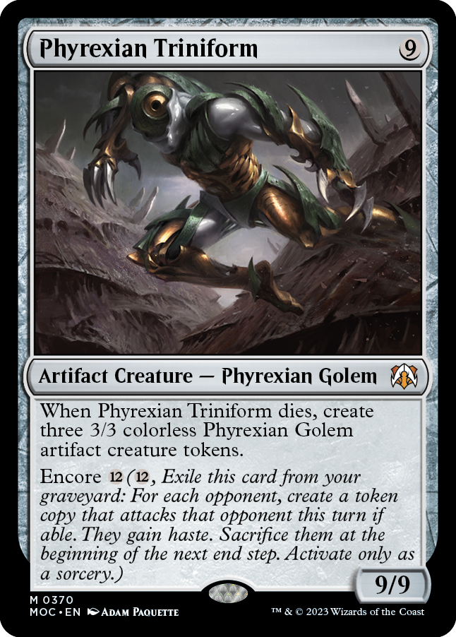 Phyrexian Triniform [March of the Machine Commander] | Enigma On Main